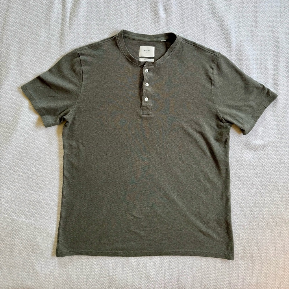 Billy Reid Gray Casual Button Down Shirt